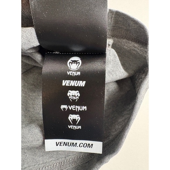 Venum Men's Light Heather Gray Embroidered Logo Short Sleeve Vortex Tee Size XL - Picture 10 of 13